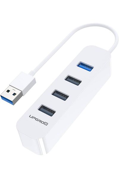 Teknoloji Gelsin Usb 3.0 Multiplexer Replicator 4 Port 1.2 Meter Usb Hub White