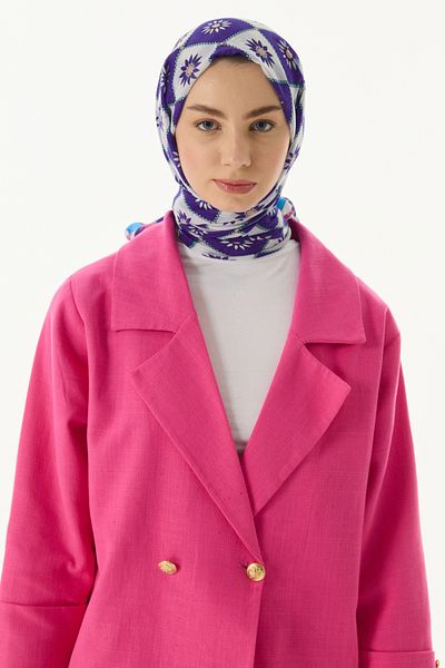 FENZA SCARF EDNA ΒΑΜΒΑΚΙ ΣΑΛΙΟ ΜΕ ΕΘΝΙΚΟ ΣΧΕΔΙΟ - ΦΟΥΚΙΔΙΔΑ-ΜΟΡΚΙΔΕΡΑ