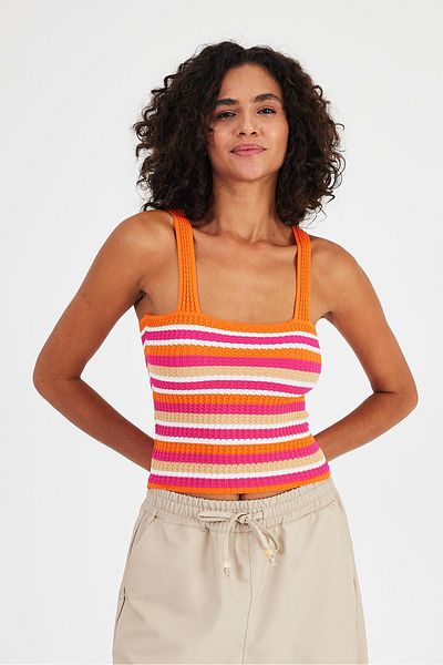 ALEXANDERGARDI COLOR BLOCKED CROP ATHLETE(A92356-S)