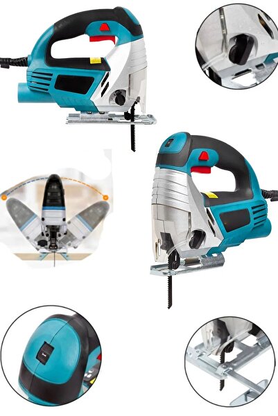 MOONSHOP Japan Teknoloji Bakır Sargılı 4500 w Professional Devir Ayarlı Dekupaj Bıçkı Testere Makinası.