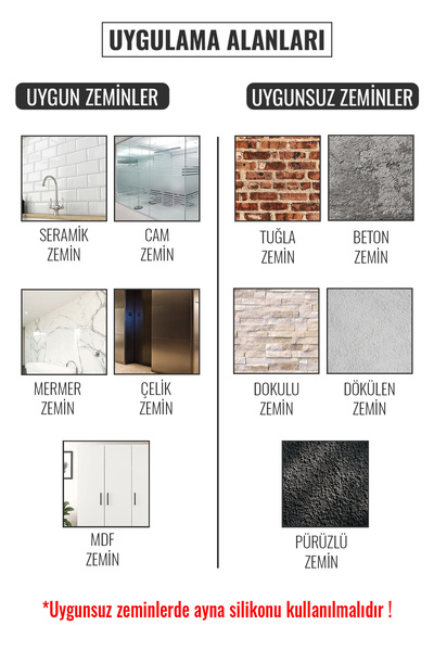 Decorita Ayna - Füme Ayna - 10'lu Takım Şerit Ayna