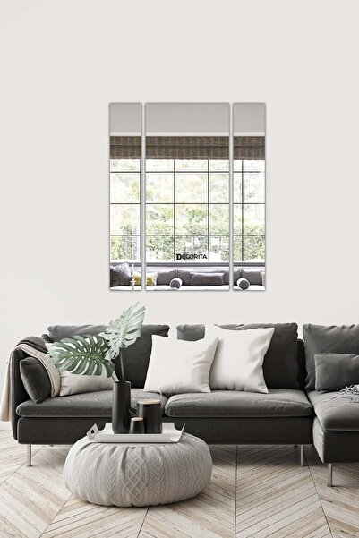 Decorita Ayna - 3'lü Takım Dikdörtgen Ayna