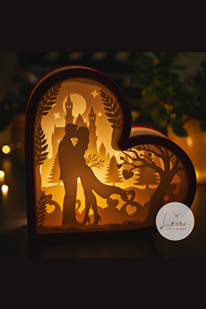 Lena Gift Store Sevgililer Günü Hediyelik Gece Lambası