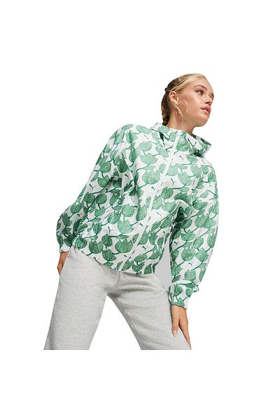 Puma Γυναικείο πράσινο ανεμοθραύστη Blossom Aop 62497686