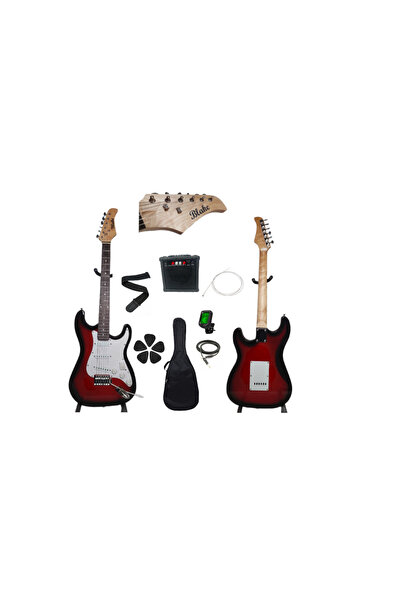 BLK Kırmızı BLAKE ELEKTRO GİTAR SETİ