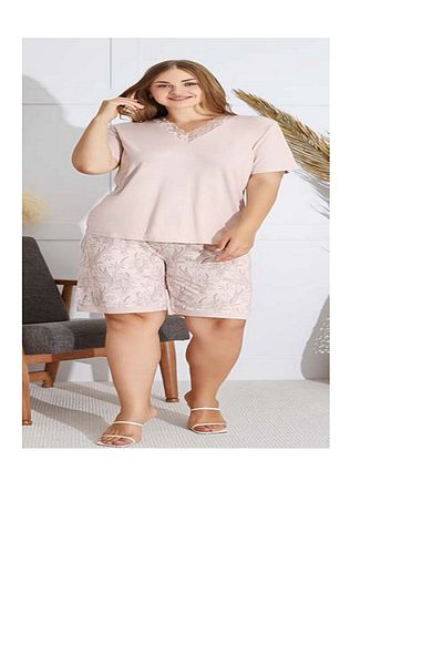 Sevim Battal Shorts Pajama Set 15580