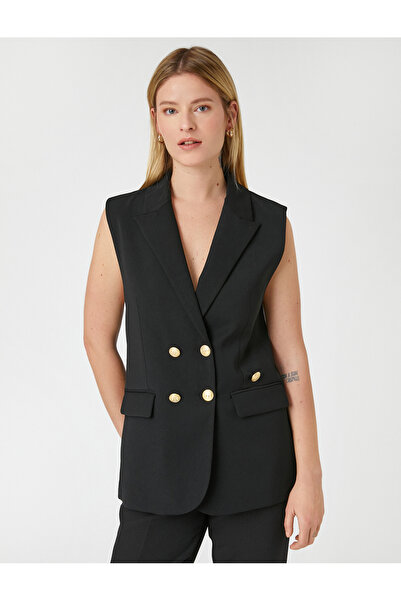 Koton Vestă cu două piept nasturi detaliat