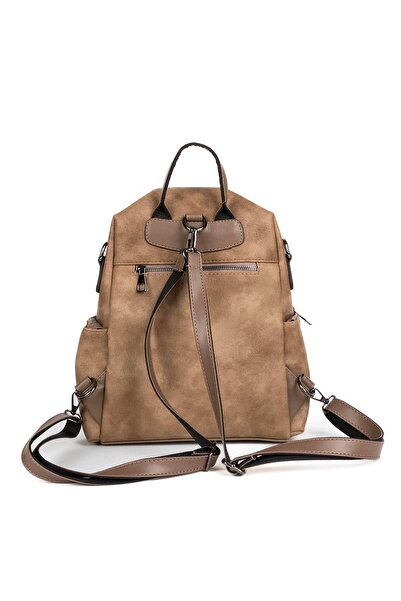 HNB Τσάντα Γυναικεία Τσάντα χειρός, ώμου και πλάτης Madame Vera MV075 DARK VISON