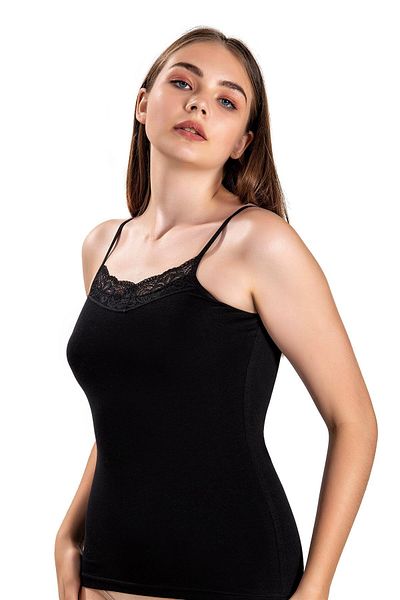 Jiber Women's Black Lace Rope Strap Athlete
