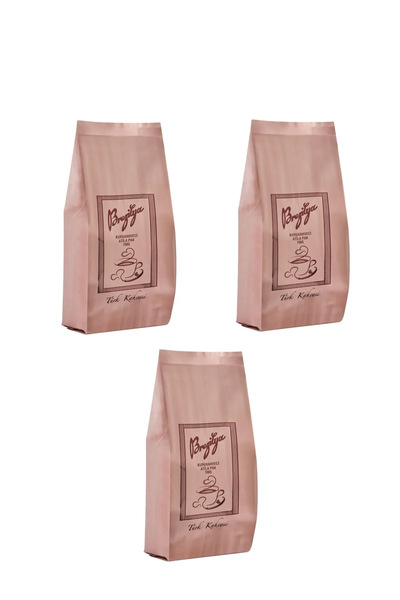 Brezilya Kuru Kahveci Atilla Pak 250 Gr Set of 3 - Medium Roasted Mehşur Sea ...