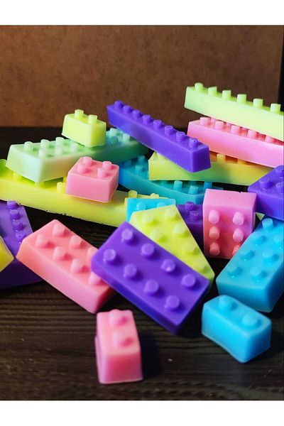 SOO SOAP صابون ليجو - هدية خاصة للديكور الطبيعي للأطفال