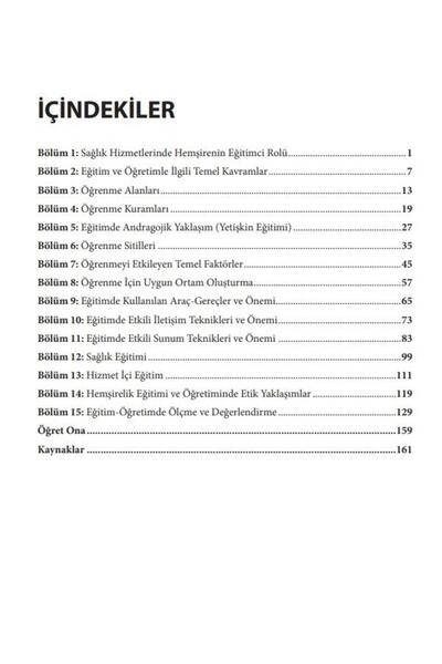 Nobel Tıp Kitabevi Hemşirelikte Öğretim Öğrenme Ve Eğitim-yrd. Doç. Dr. Nazlı Hacıalioğlu-