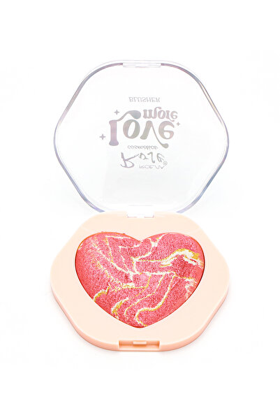 Roesıa Rose Cosmetics Rose Love More Kalp Terrakota Allık