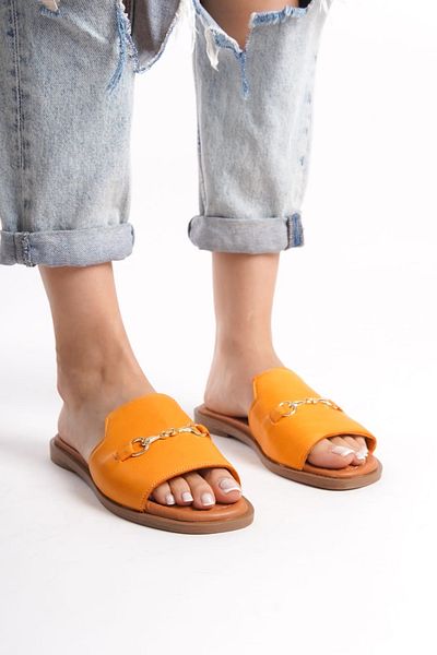 ERNİLA Women's Slippers - Genuine Leather