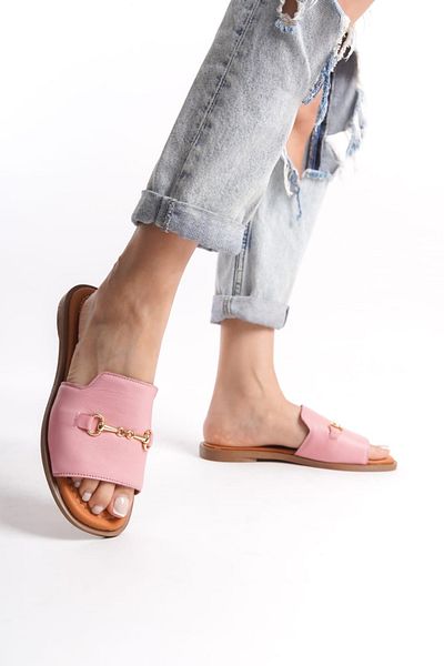 ERNİLA Women's Slippers - Genuine Leather