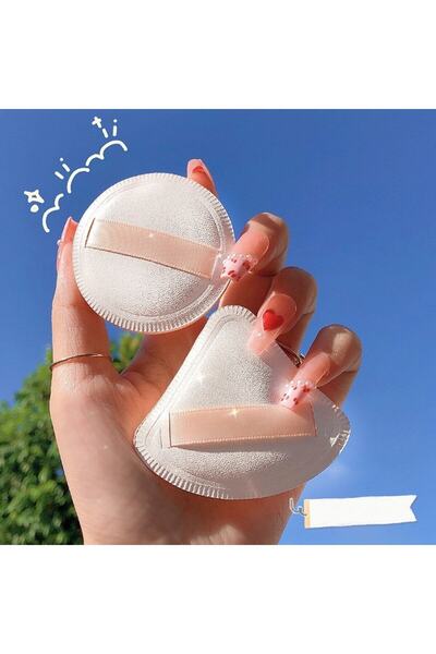 Malinka 1 Adet Kuru Islak Yüz Burun Göz Kozmetik Kontür Makyaj Fondöten Puf Bez Süngeri Kese