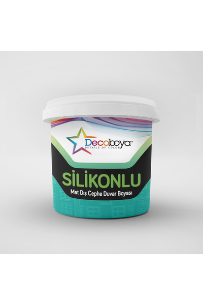 DecoBoya Deco Silikonlu Dış Cephe Duvar Boyası 17 Kg Beyaz