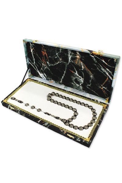 Tesbihane Ismail Ekelik Master Workmanship Mega Size Globe Cut Green Fire Amber Prayer Beads