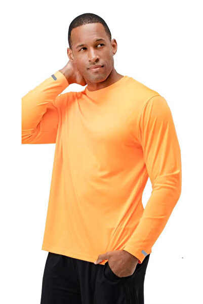 GENIUS STORE Erkek Nem Emici Hızlı Kuruma Atletik Teknik Performans Spor T-shirt  Uzun Kol