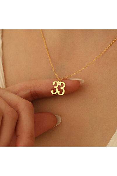 EskiJewelry 925 Ayar Gümüş Rakam Kolye