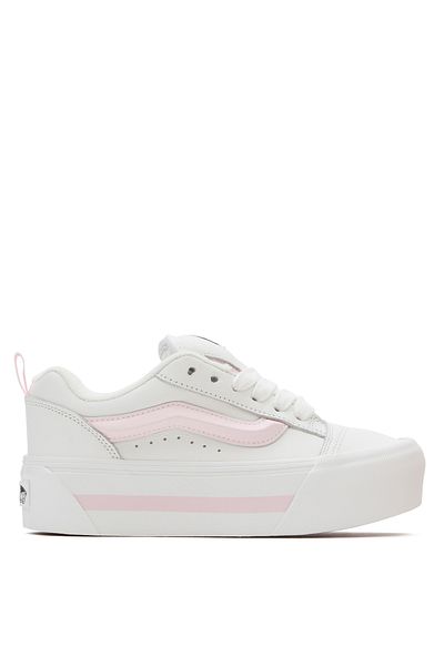 Vans White Women's Lifestyle Shoes Vn000Cp6Yl71 Knu Stack