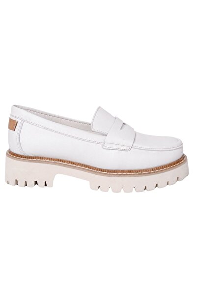 Mammamia D24YA-3245 Μπεζ Γυναικεία Δερμάτινα Παπούτσια