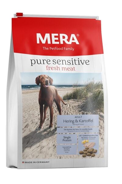 Mera Pure Sensitive Tahılsız Ringa Balık ve Patatesli Köpek Maması 12.5 Kg