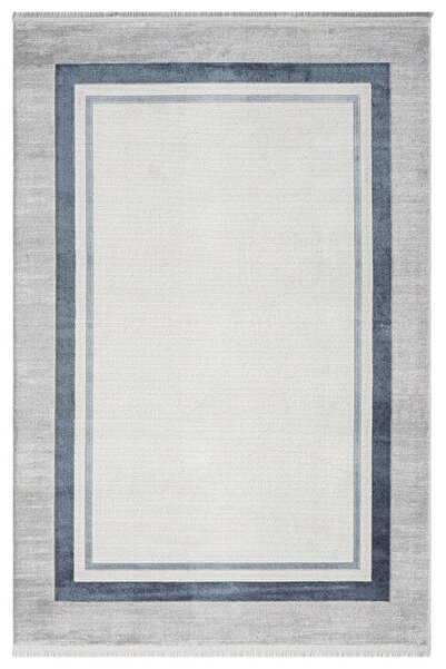 SEYRAN HALI Zen 7001 Mavi Modern Desen Makine Halısı