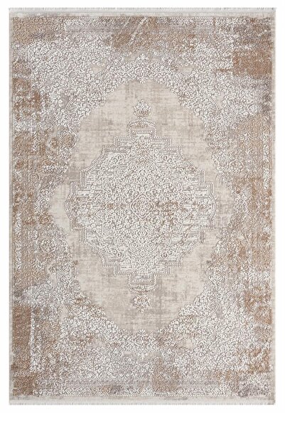 SEYRAN HALI Maçka 4002 Vizon Klasik Desen Makine Halısı