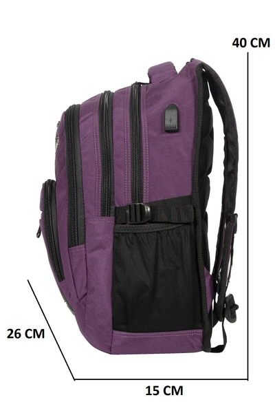 Konfores 1551-2225 Унісекс анатомічний рюкзак для школи з кишенями на спині