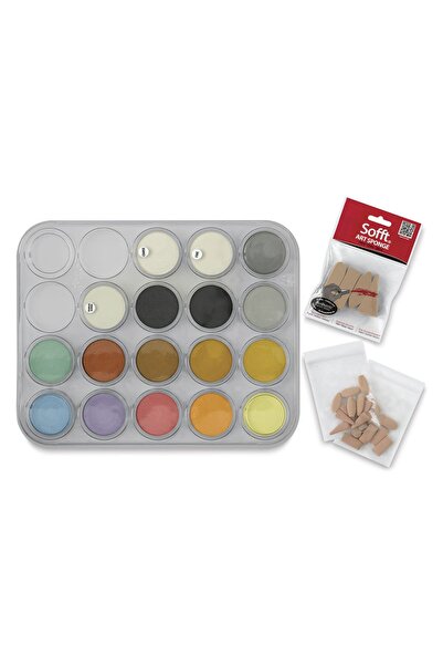 Panpastel Ultra Soft Artist Pastel Paint Metallic and Pearl Colors Set of 17 ...