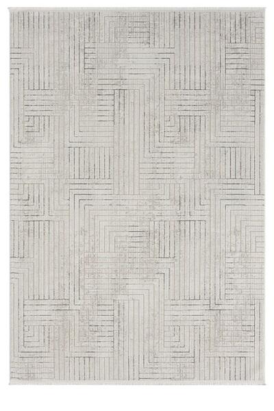 SEYRAN HALI Mısra 5004 Kahve Modern Desen Makine Halısı