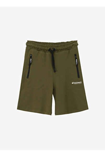 Discovery Expedition Lastikli Bel Standart Haki Erkek Şort D4SB-SHT3014