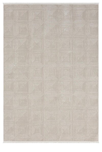 SEYRAN HALI Çam Halı Gusto 901 Bej Modern Desen Makine Halısı