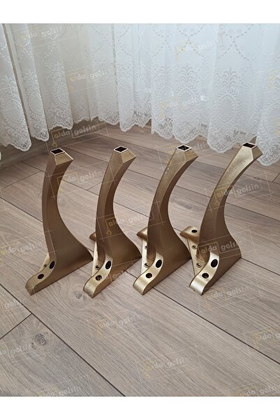 aldagelsin Mobilya Koltuk Sehpa Komidin Puf Bench Lükens Ayak 28 cm 4 Adet
