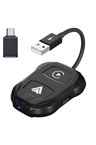 Apera NR57 Kablosuz Apple CarPlay ve Android Auto Adaptörü İkisi Bir Arada