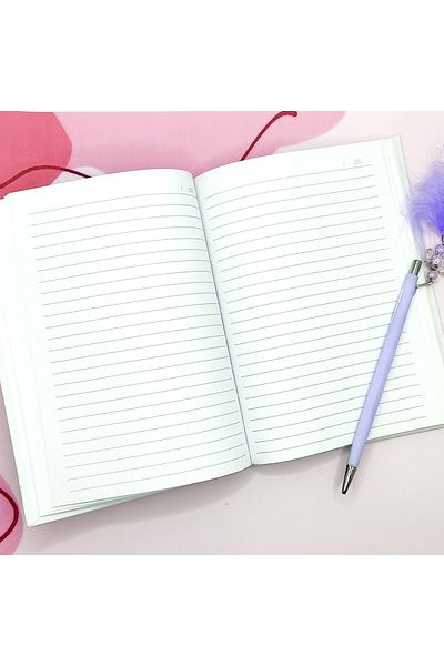 Limmy Blocnotes Flamingo A5 - Agenda cu copertă rigidă, nedatat
