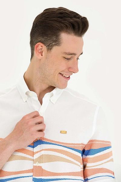 U.S. Polo Assn. U.S. Polo Comfort Fit1578949 Риза U.Sleeve - U.S. Polo - St06594-brick-xl