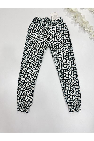 Esterella Knitted Trousers with Wrap and Waist and Elastic Legs for Girls