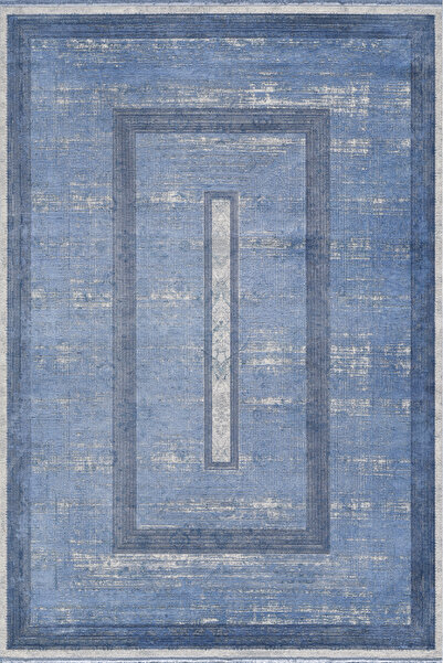 Royal Halı Çam Halı Royal Halı DA VİNCİ DJ02N Lacivert Klasik Desen Salon Halısı