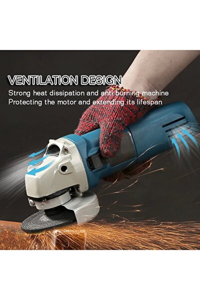 Depolife Avuç Taşlama 900w 115mm 11000 rpm spral taşlama makinesi anahtarlı s...