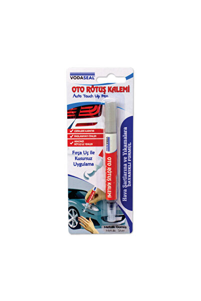 Spreycim Vodaseal Oto Rötuş Boya Kalemi Çizik Giderici Metalik Gümüş 5 ML