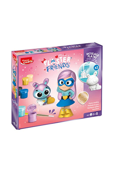 Maped Creativ Yaratıcı Alcı Seti, Alçı Figürler El İşi ve Boyama Seti - Kız 907219