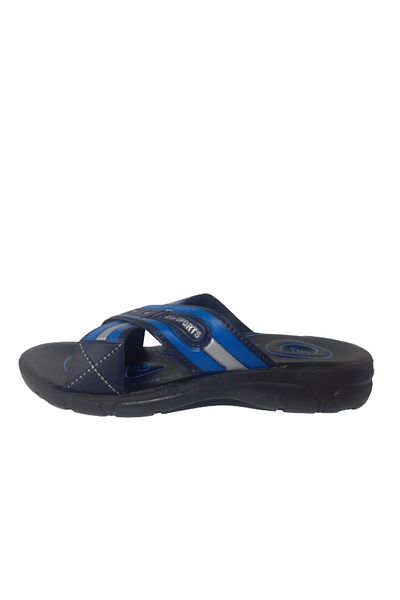 Ziley Εξαιρετικά ελαφριές Unisex Μαύρο-Μπλε καθημερινές παντόφλες - Zley7997