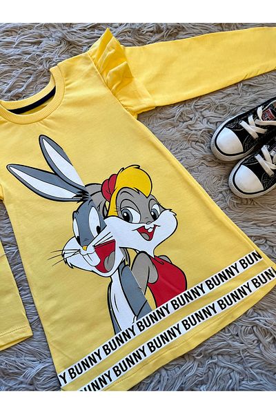 enes baby rochie de sezon pentru fete bugs bunny