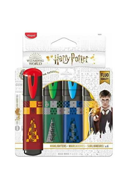 Maped Fosforlu Kalem (İşaret Kalemi) Harry Potter 4 Renk 740701