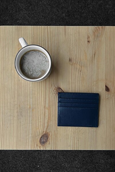 Flaw Wear Navy Blue Card Holder Wallet