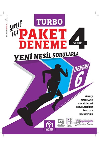 Model Eğitim Yayınları 4. Sınıf 4 Turbo Sınıf İçi Paket Deneme