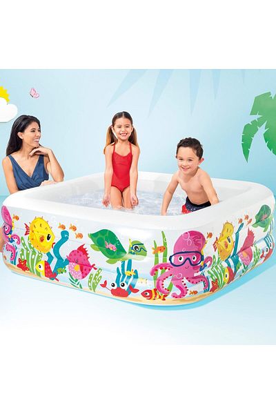 MAGIC TOYS Deniz Desenli 3 Bölme Havuz 159cm 57471