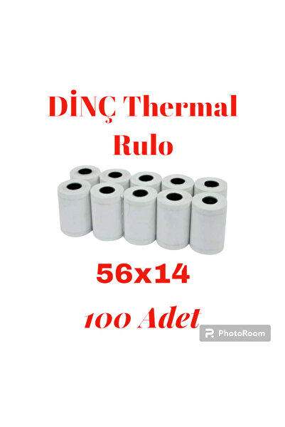 Dinç Thermal Yazarkasa pos rulosu 56x14 100 Adet